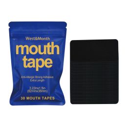 West Month Mouth Tape, Ease Mouth Breathing Prevent Snoring Shut Mouth Care For Sleep Patch (Option: 3pcs)